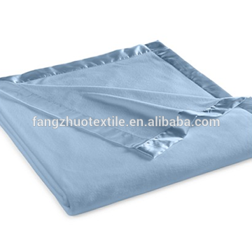 colored  plain polar fleece home blanket