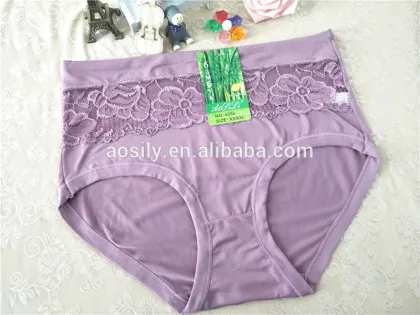 405B hot sexy modal lady panty sexy lace-trim modal panty