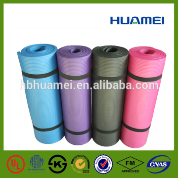 round rubber yoga mat /yoga mat strap