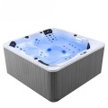 Salt Water Soaking Tubs 6 Seats Portable Acrylic Massage Outdoor Whirlpool Spa