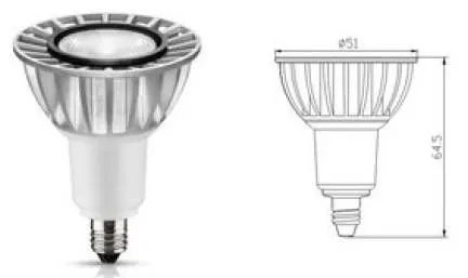 Cool White 3 - 7w Gu5.3 Gu10 Led Spotlight Indoor , E14 School Spot Light