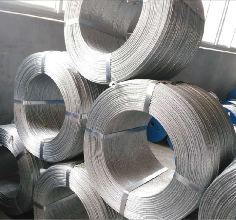 High Quality Galvanized PC Wire strand galvan steel strand wire