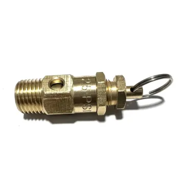 Forged brass automatic air vent valve npt 1/8" 25PSI release valve brass automatic valve