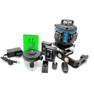 Best Selling 4D Rotary Laser Level with Green Beam, Self-Leveling and Portable