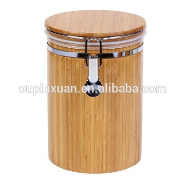 Bamboo Container Sugar Coffee Tea Jars