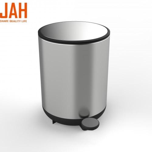 Contenedor de residuos de basura con pedal de paso redondo JAH 8L