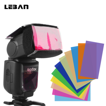 12-Color Universal Correction Gel Light Filters for Photo Studio & Camera Flash