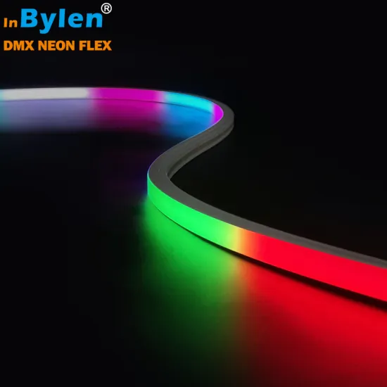 Addressable DMX 512 RGBW Neon LED Strip Light - High Density 16 Pixels per Meter - Outdoor Lighting