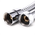 chrome polished stainless steel shower hose