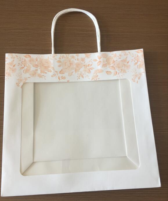 kraft paper bag with window