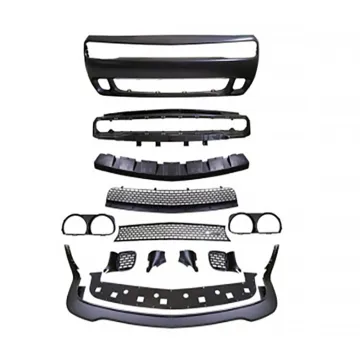 Factory Outlets Hellcat Style Car Front Bumper Lip Body Kit For Challenger 2008-2014