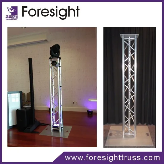 Popular aluminum square truss for speaker truss tower, lighting truss sales