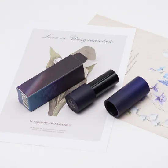 Empty Aluminum Cosmetic Magnetic Lipstick Tube 3.5g