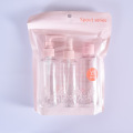 3Pcs 100ml Plastic Bottle Travel Set Kit