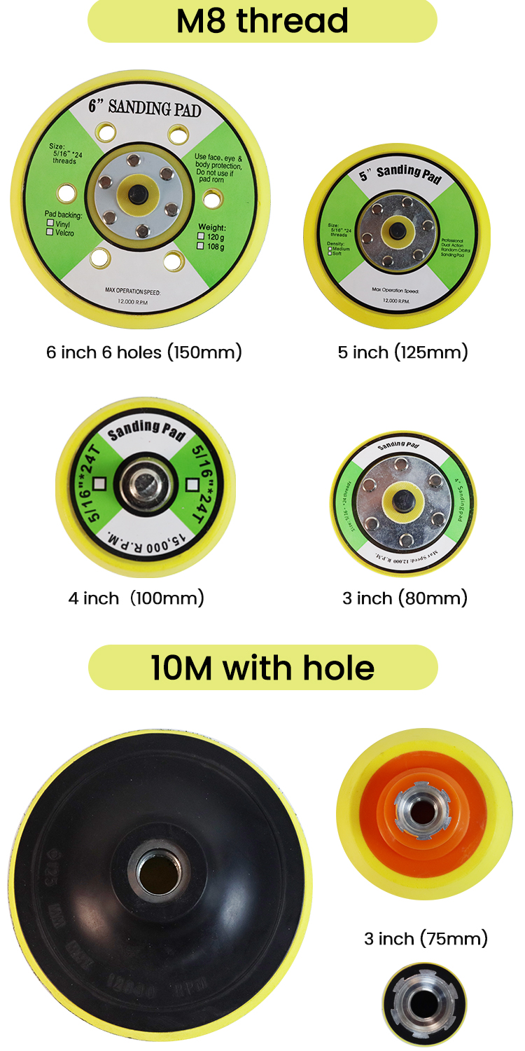 Sticky Disc Sanding Pads - 1 Inch To 6 Inch Sandpaper Disks, High ...