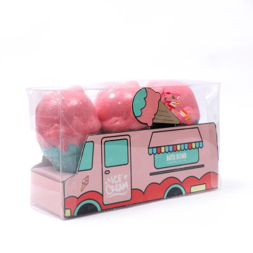 Ice Cream Bubble Bath Bombs For Kids Set