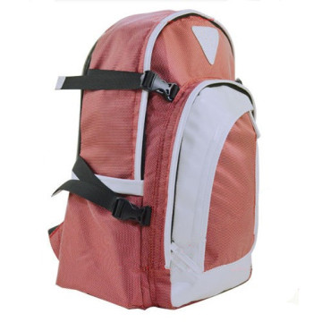 Nylon Contrasted Color Backpack, Travel Bags, Sports Bag (HT372)
