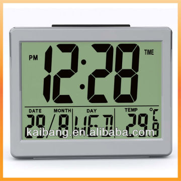 RCC radio controlled clock with sound controlled backlight RCC-J8017(WWVB) school clock