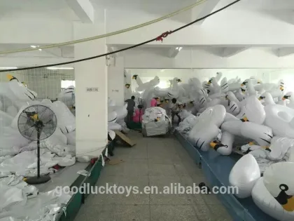 swimline giant swan inflatable ride-on pool toy