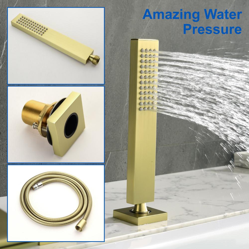 two handles bathtub faucet 10