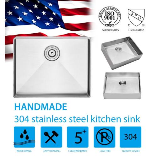 Bathroom Sink Bathroom Sink 304 Stainless Steel Handmade Basin Factory