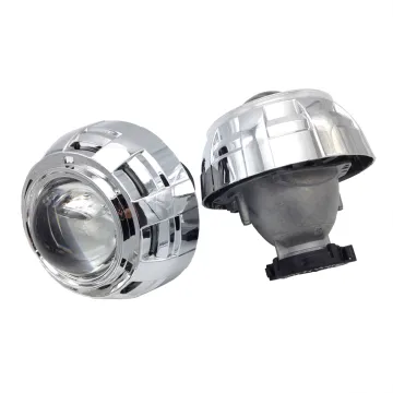 TAOCHIS 3.0 Inch Bi Xenon HID Projector Lens Headlights for Hella 3 5 Car Motorcycle Headlamp Chrome Shroud