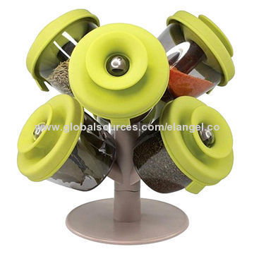 Pop-up spice rack, fun & convenient way to store spices in your kitchen, creative tree-shaped
