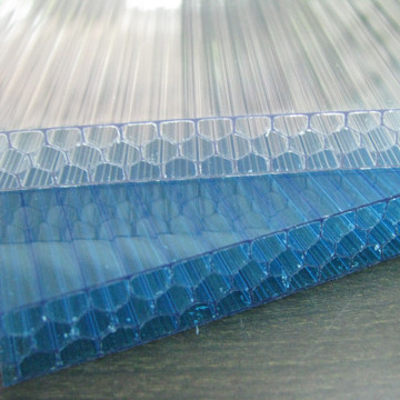 UV Resistant polycarbonate honeycomb sheet