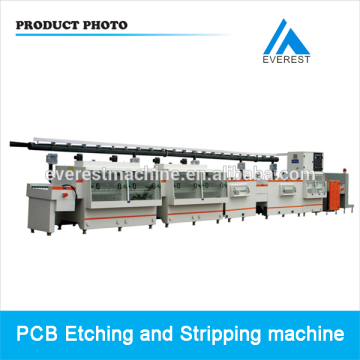 PCB etch and strip machine