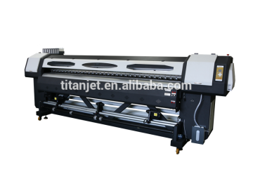 Outdoor flex banner printing machine,3.2M wide format with double DX7 printhead 3372-R