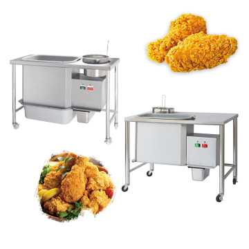 Edelstahl -Hühnchen -Brottischpulvermaschine für Catering -Geräte
