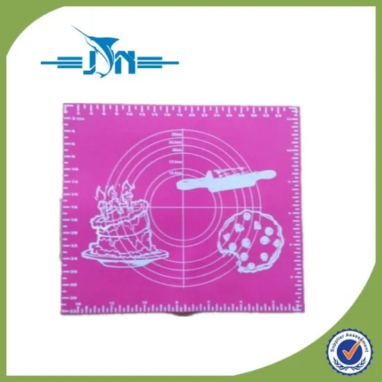 Customize Logo Food Grade Knead Dough Silicone Mat in high quality