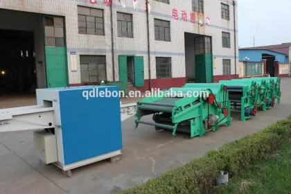 LB250A Professional fabric recycle machine line for waste textile