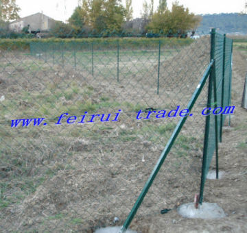 French Market PVC Coated Chain Link Fence for Garden