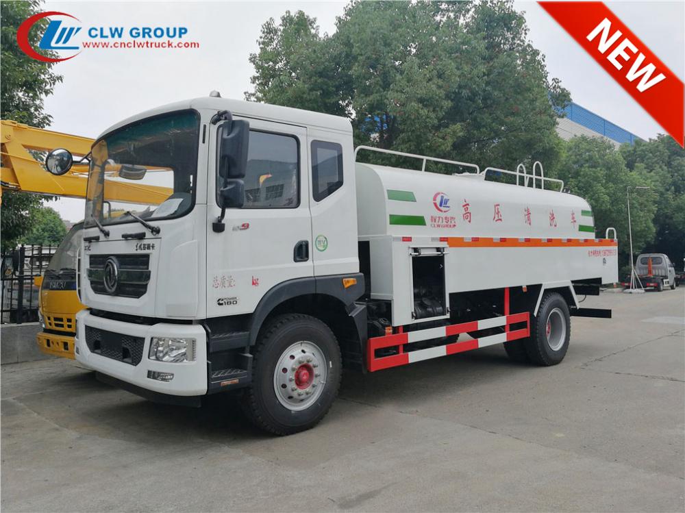 العلامة التجارية الجديدة Dongfeng D9 شاحنة غسيل الضغط العالي