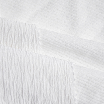 Custom Anti-Wrinkle Polyester Spandex Knitted Crepe Fabric for Women Garments