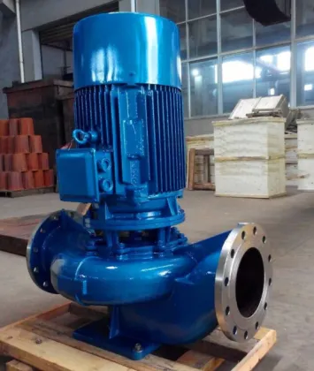 Electric powered vertical turbine clean water pump