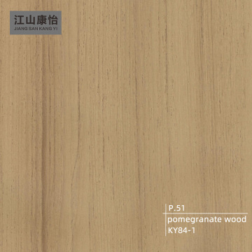 Film pour meubles en bois de grenade, film de placage en bois