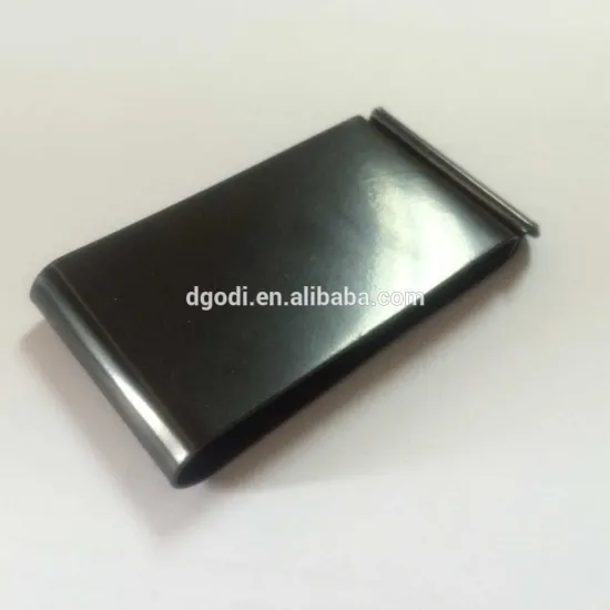 flat metal spring steel belt retaining clip