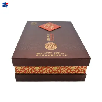 Luxury wine and tea packaging gift box