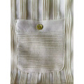 Chiffon Pleats Front Button Planket Maxi Dress
