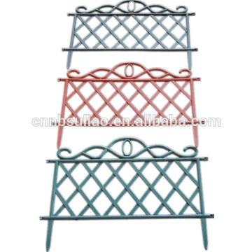 decorative plastic small garden fence