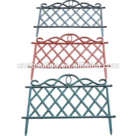 decorative plastic small garden fence