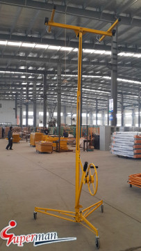 Drywall and Panel Hoist for Scaffolding