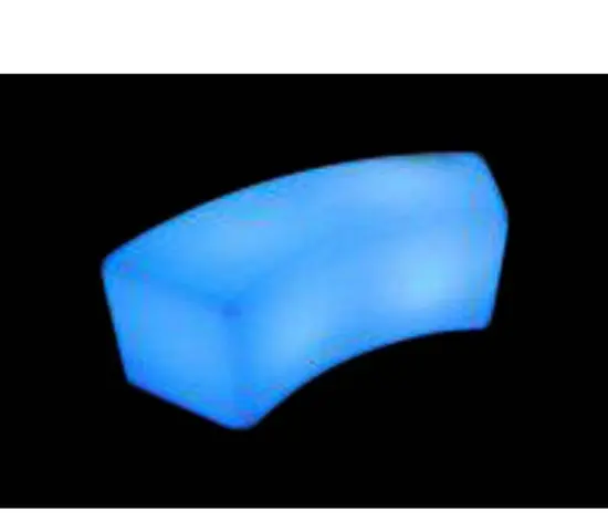 Plastic Furniture Plastic Chair LED Plastis Bench (GA-CH012A)