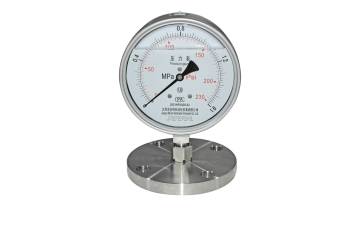 Gauge de pression en acier inoxydable durable pour l'industrie
