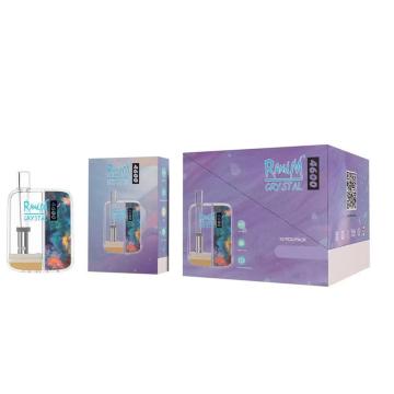 Newest RandM Crystal Disposable Vape 4600 Puffs
