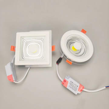 High Quality LED COB Spotlights and Recessed Glass Downlights for Home