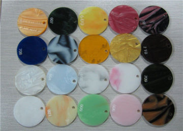 Round Colored Perspex Decorative Acrylic Panels , Translucent Acrylic Panels