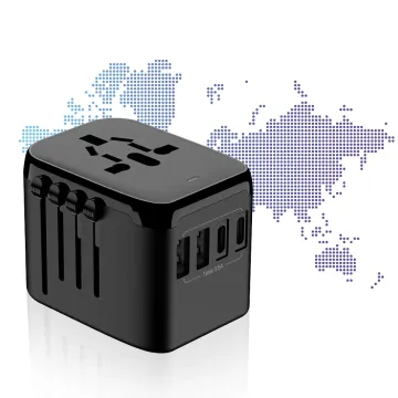 Universal Travel Adapter: Type C Charging Adapter for Quick Charge Worldwide